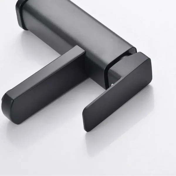 Black/Chrome Bathroom Faucets Hot and Cold Mixer Faucets - Image 3