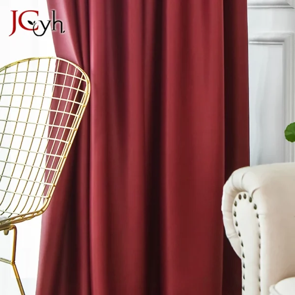 Short Blackout Curtains for Living Room, Bedroom and Kitchen - Image 2