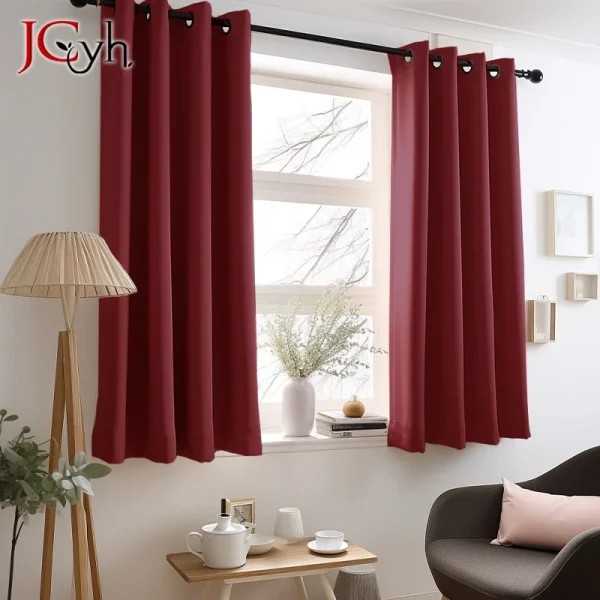 Short Blackout Curtains for Living Room, Bedroom and Kitchen