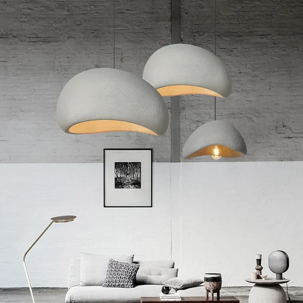 Japanese Wabi Sabi Chandelier - E27 Hanging Lamp
