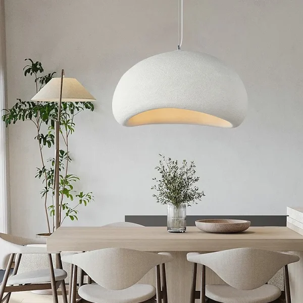 Japanese Wabi Sabi Chandelier - E27 Hanging Lamp - Image 2